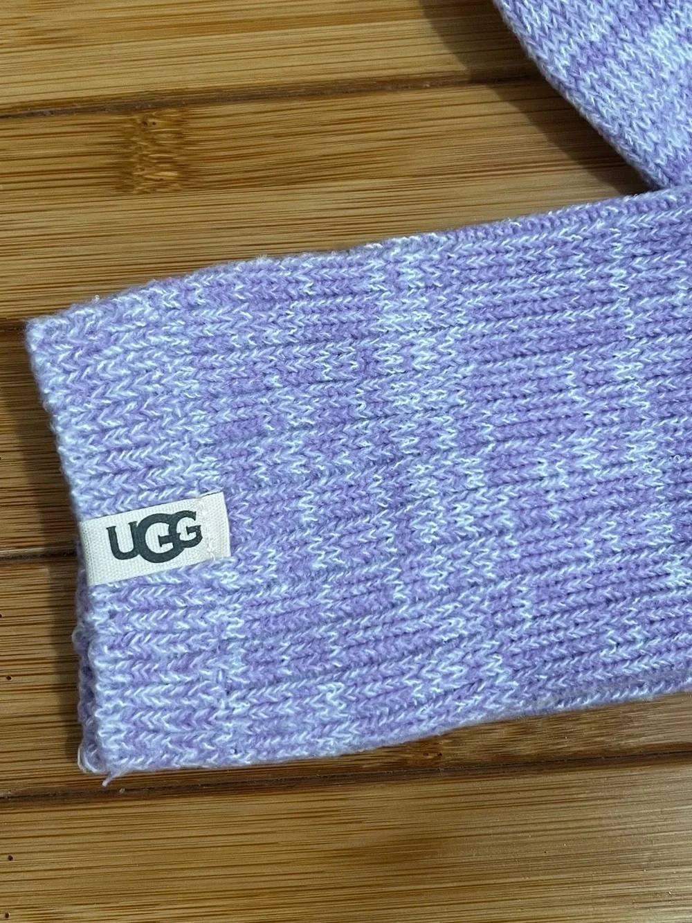 UGG Rib Knit Lilac Crew Socks Women’s 5-10 Comfort Cozy Athleisure Casual